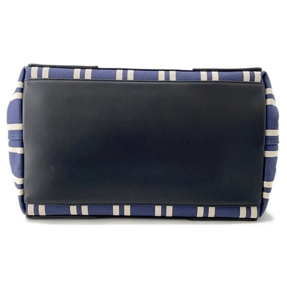 BALENCIAGA Navy Kabas Size S Canvas/Leather Navy 339933 - Picture 3 of 16